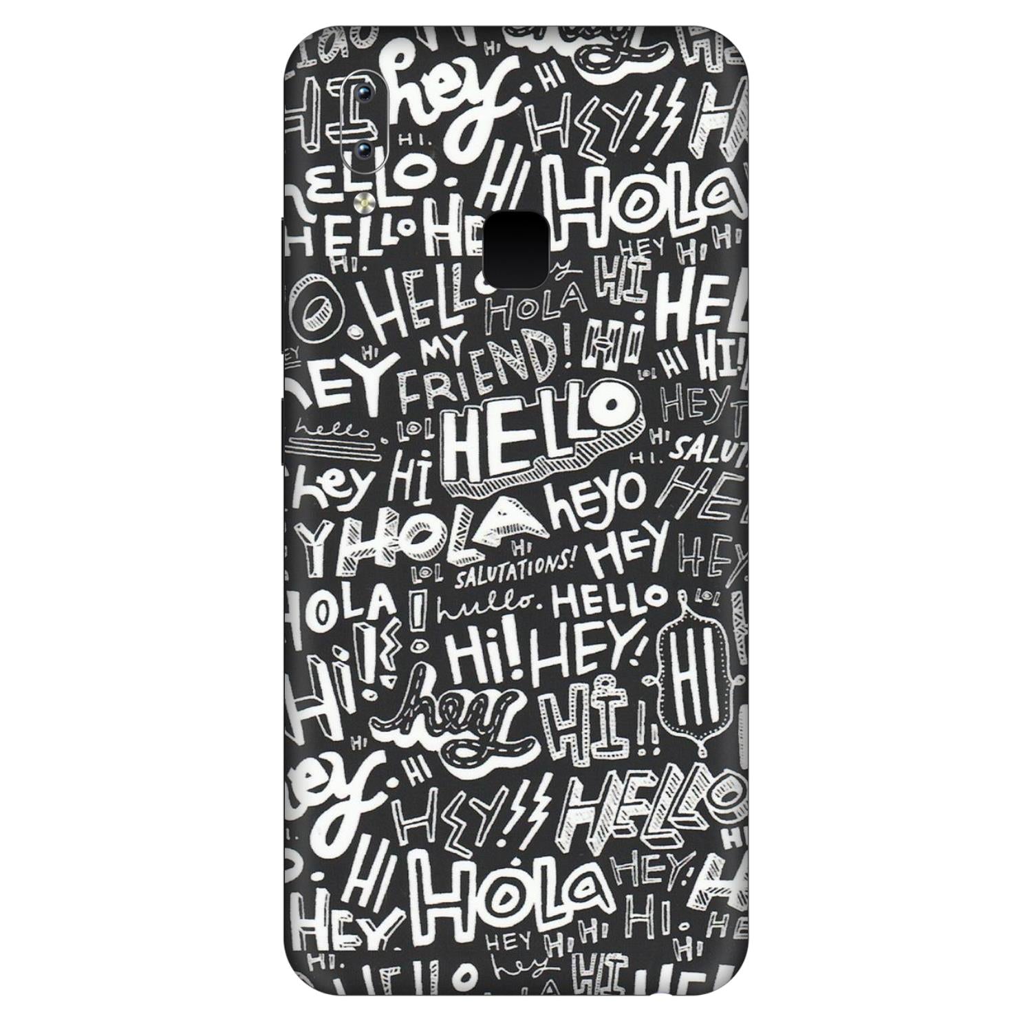 VIVO Y Series Phone Skins (All Models) - Hi Hello Doodles - Matte Finish (M-25) Vivo Y95