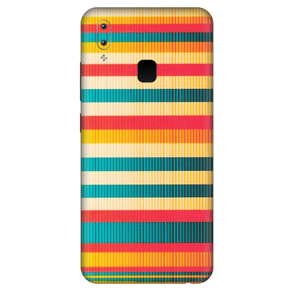 VIVO Y Series Phone Skins (All Models) - Colourful Stripes Soothing Effect - Matte Finish (M-86) Vivo Y95