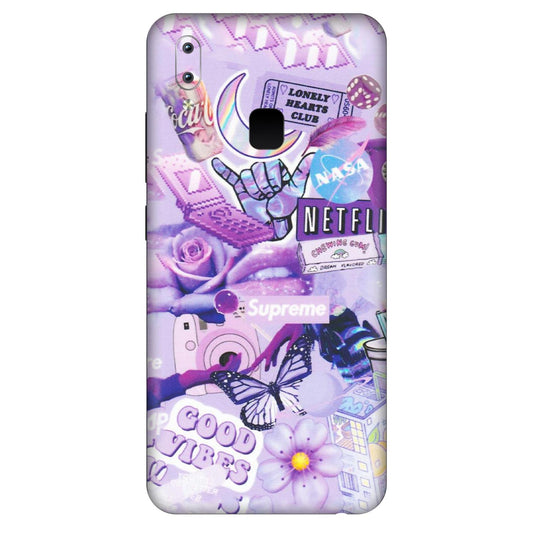 VIVO Y Series Phone Skins (All Models) - Supreme Purple Magic - Matte Finish (M-88) Vivo Y95