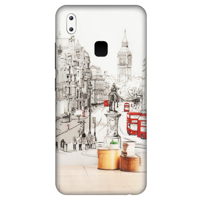 VIVO Y Series Phone Skins (All Models) - London Street - Transparent Finish (T-02) Vivo Y95