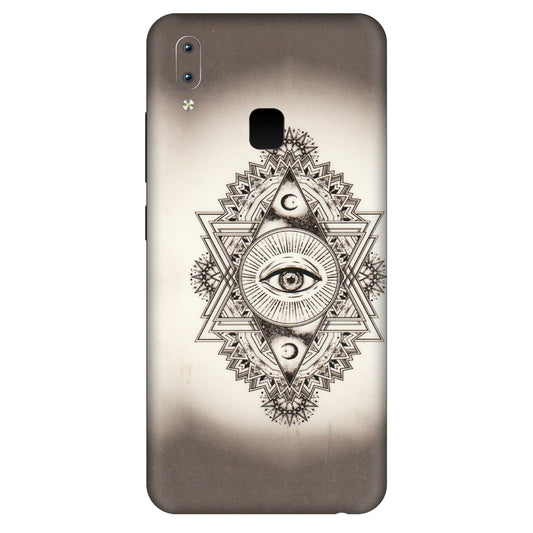 VIVO Y Series Phone Skins (All Models) - Illuminati Great Eye - Transparent Finish (T-14) Vivo Y95