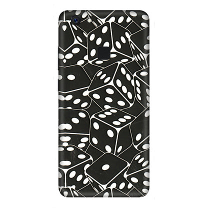 VIVO Z/V/X/T/U/S Series Phone Skins (All Models) - Big Black Dices - 3D Embossed Finish (L-106) Vivo Z10