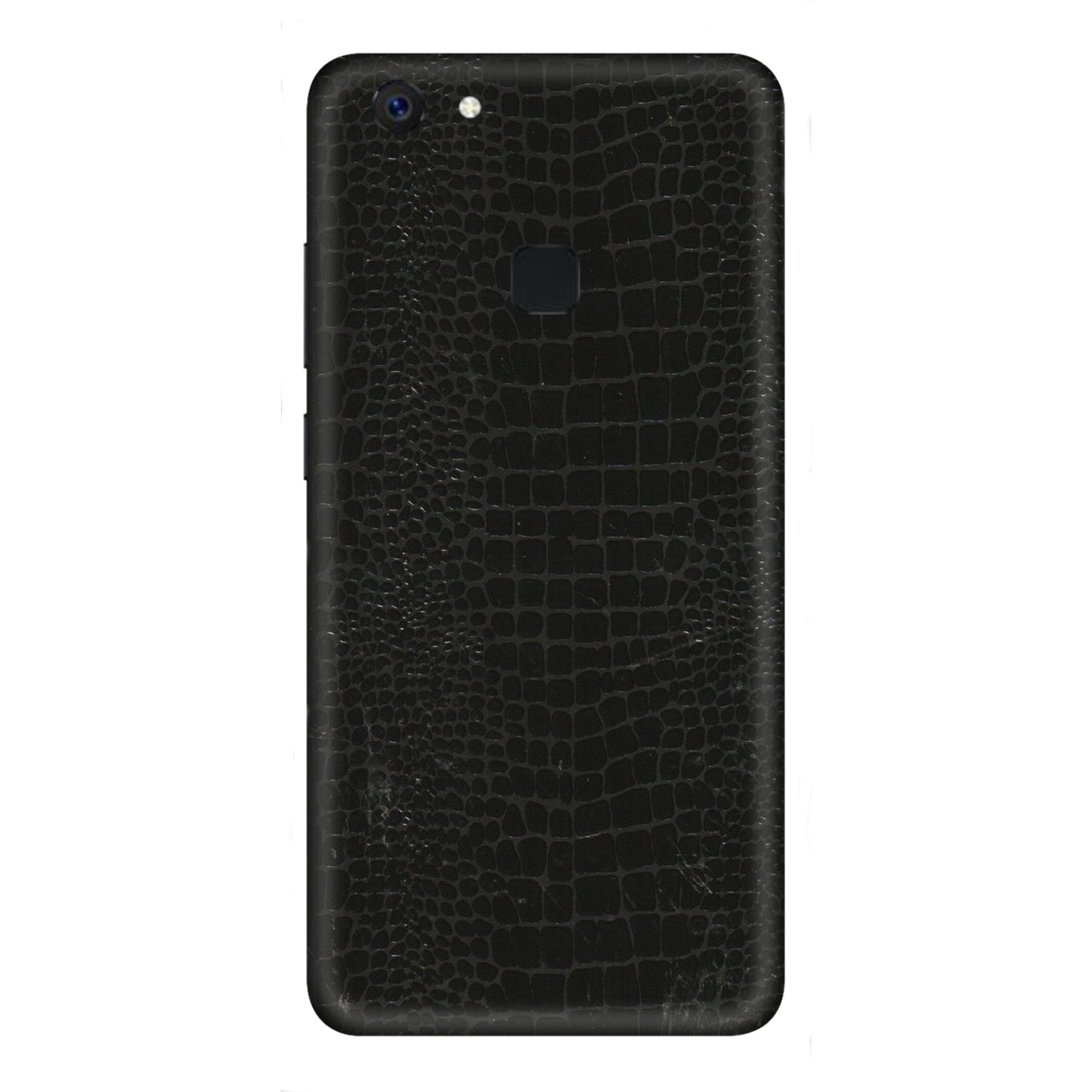 VIVO Z/V/X/T/U/S Series Phone Skins (All Models) - Snake Leather Black - 3D Embossed Finish (L-107) Vivo Z10