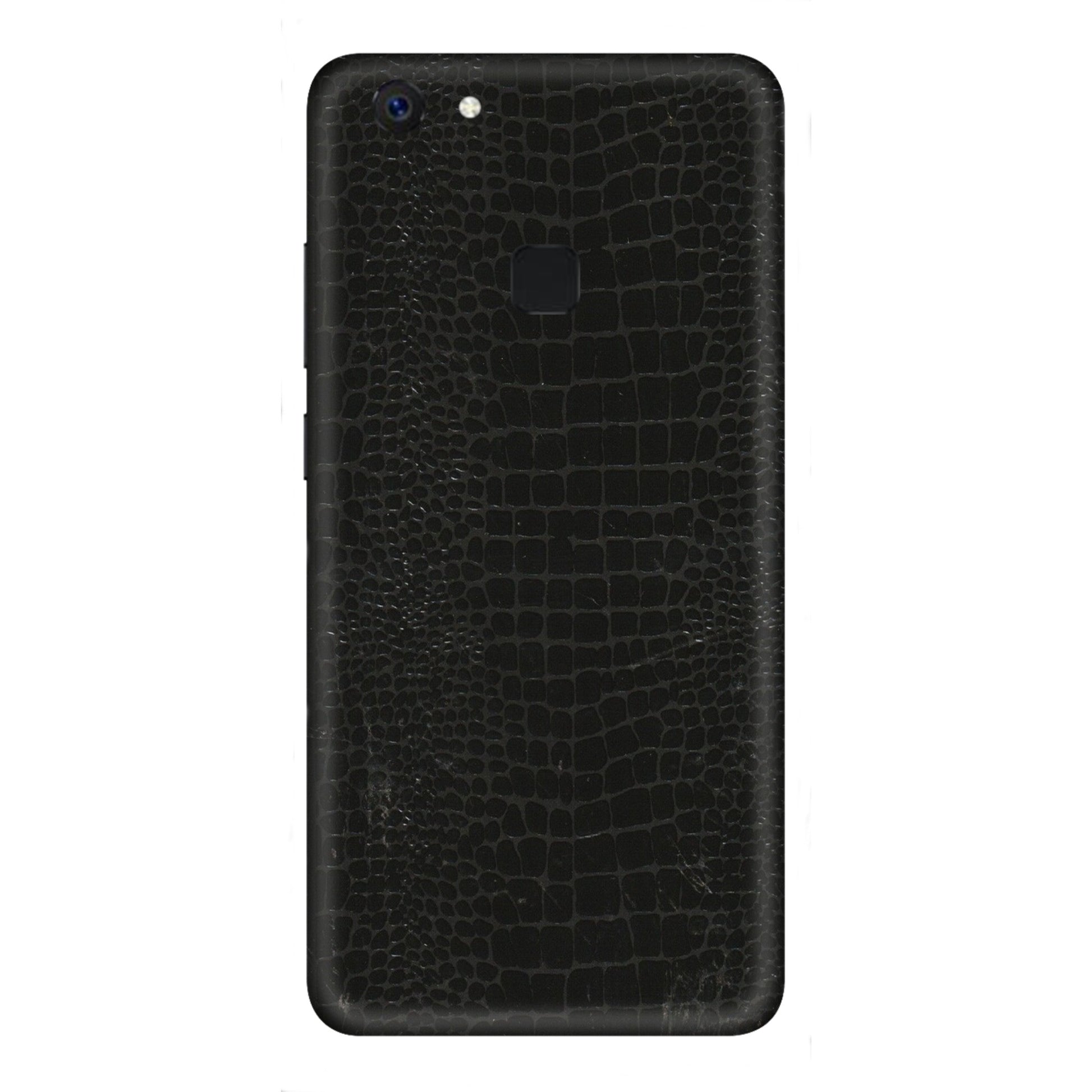 VIVO Z/V/X/T/U/S Series Phone Skins (All Models) - Snake Leather Black - 3D Embossed Finish (L-107) Vivo Z10