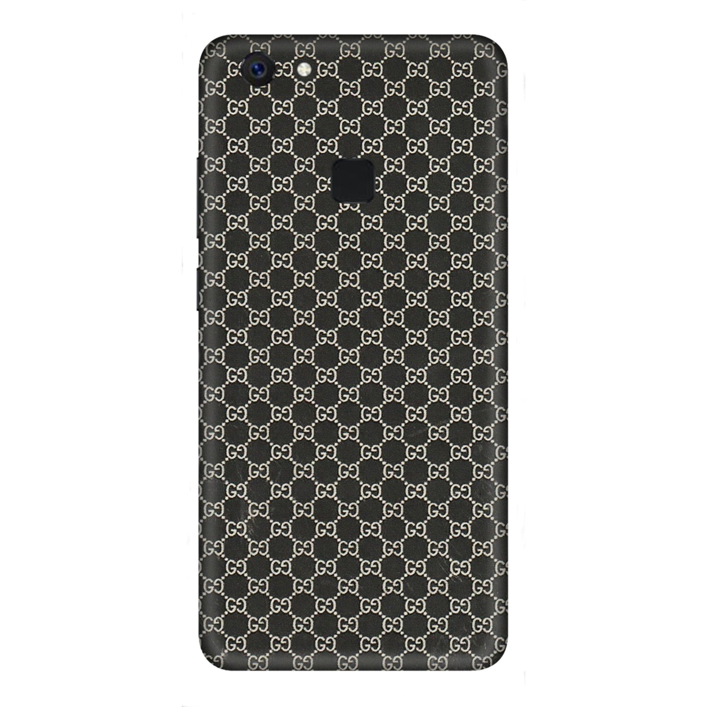 VIVO Z/V/X/T/U/S Series Phone Skins (All Models) - Black G Print - 3D Embossed Finish (L-109) Vivo Z10