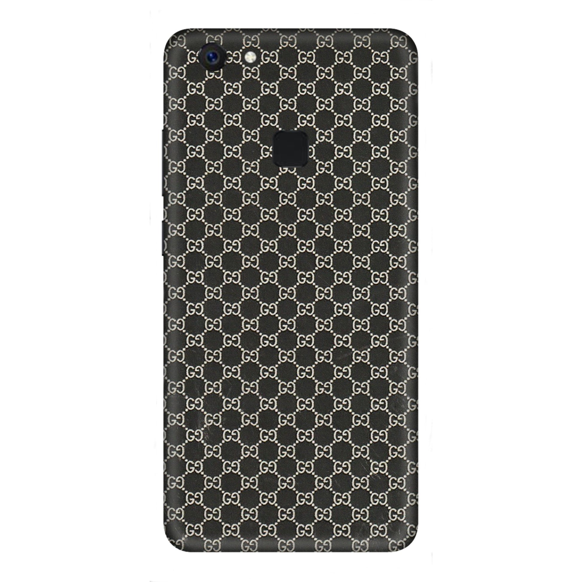 VIVO Z/V/X/T/U/S Series Phone Skins (All Models) - Black G Print - 3D Embossed Finish (L-109) Vivo Z10
