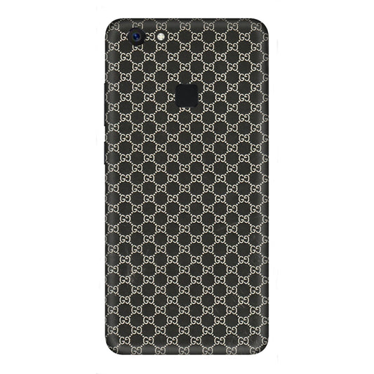 VIVO Z/V/X/T/U/S Series Phone Skins (All Models) - Black G Print - 3D Embossed Finish (L-109) Vivo Z10