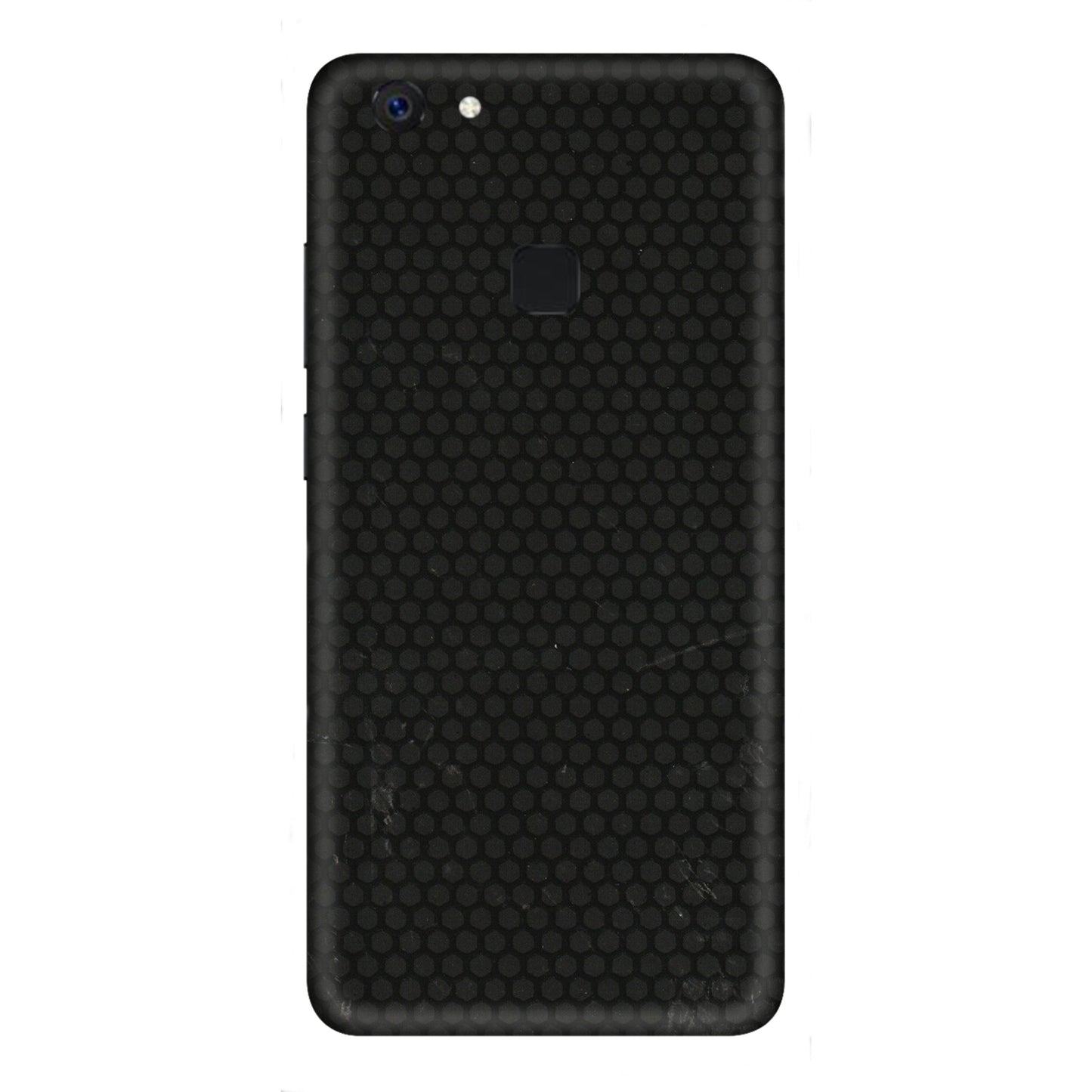VIVO Z/V/X/T/U/S Series Phone Skins (All Models) - Black honeycomb - 3D Embossed Finish (L-114) Vivo Z10
