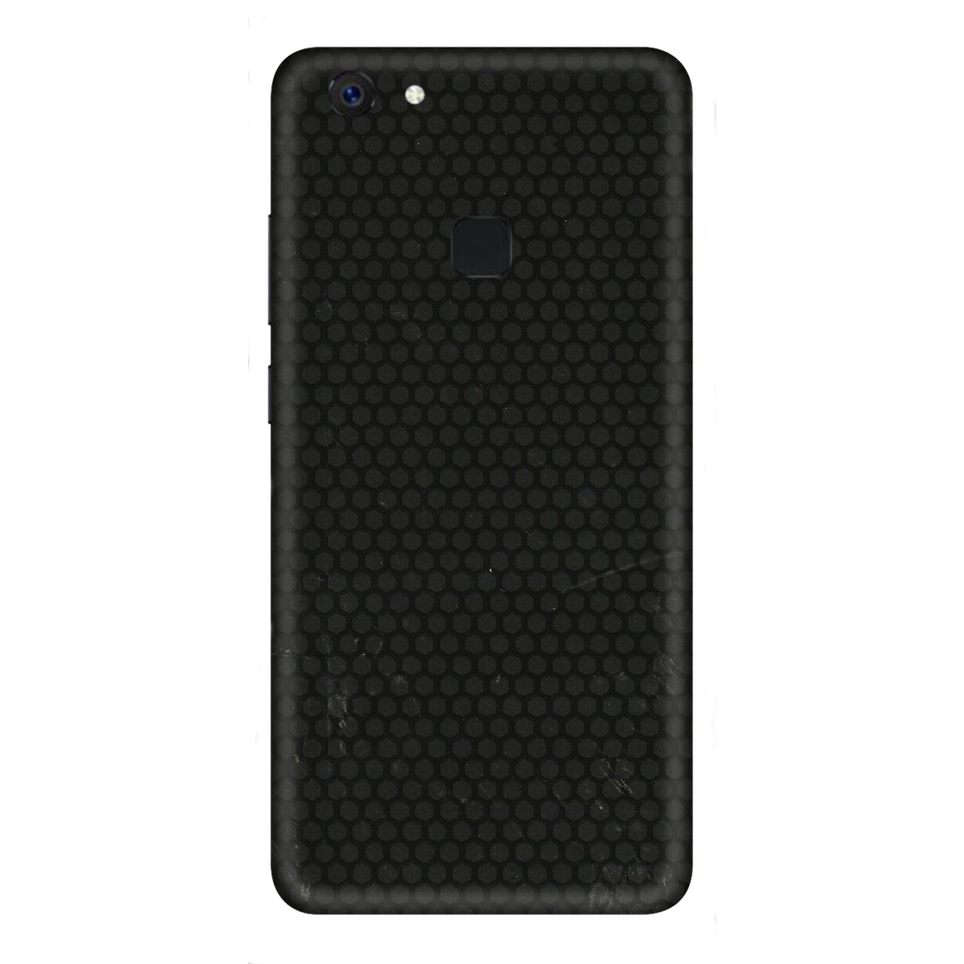 VIVO Z/V/X/T/U/S Series Phone Skins (All Models) - Black honeycomb - 3D Embossed Finish (L-114) Vivo Z10