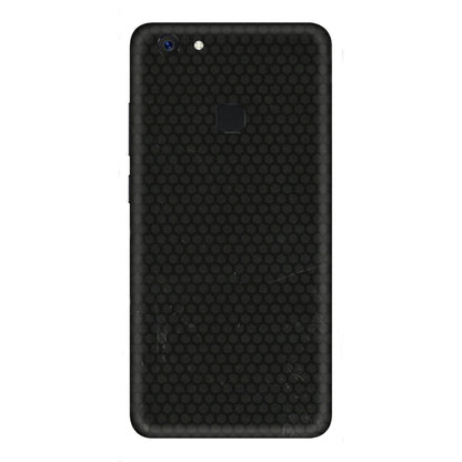 VIVO Z/V/X/T/U/S Series Phone Skins (All Models) - Black honeycomb - 3D Embossed Finish (L-114) Vivo Z10