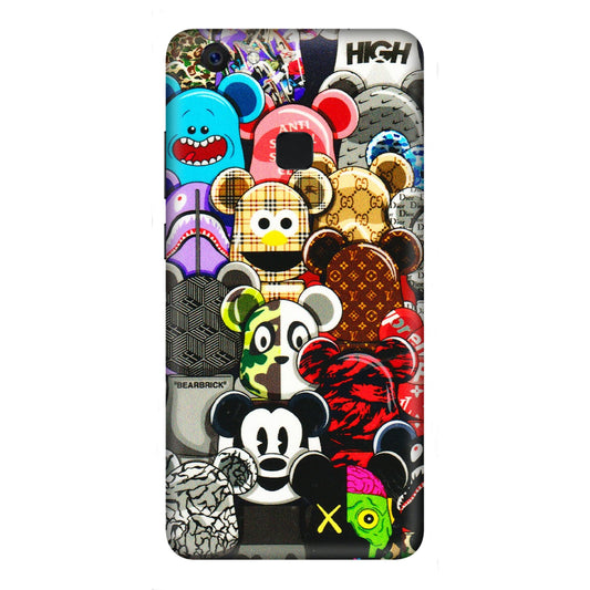 VIVO Z/V/X/T/U/S Series Phone Skins (All Models) - More Mickey Mouses - 3D Embossed Finish (L-118) Vivo Z10