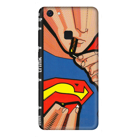 VIVO Z/V/X/T/U/S Series Phone Skins (All Models) - Superman Sutta - 3D Embossed Finish (L-130) Vivo Z10