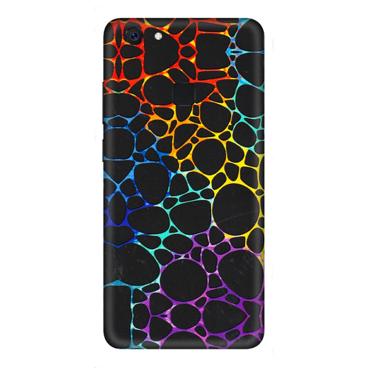 VIVO Z/V/X/T/U/S Series Phone Skins (All Models) - Abstract Art MultiColour - 3D Embossed Finish (L-133) Vivo Z10