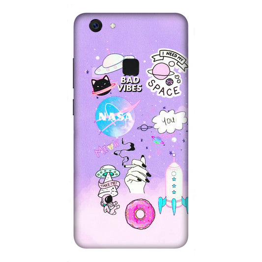 VIVO Z/V/X/T/U/S Series Phone Skins (All Models) - I Need My Nasa Skin - 3D Embossed Finish (L-149) Vivo Z10