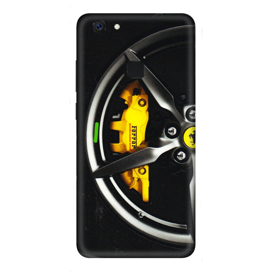 VIVO Z/V/X/T/U/S Series Phone Skins (All Models) - Ferrari Wheel Alloy - 3D Embossed Finish (L-173) Vivo Z10