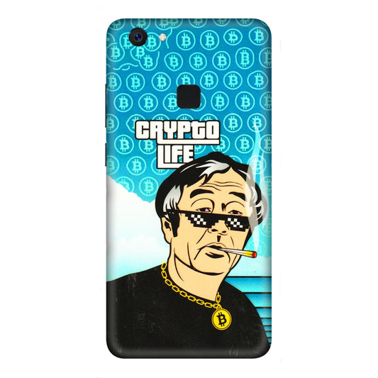 VIVO Z/V/X/T/U/S Series Phone Skins (All Models) - Crypto Thug Life - 3D Embossed Finish (L-179) Vivo Z10