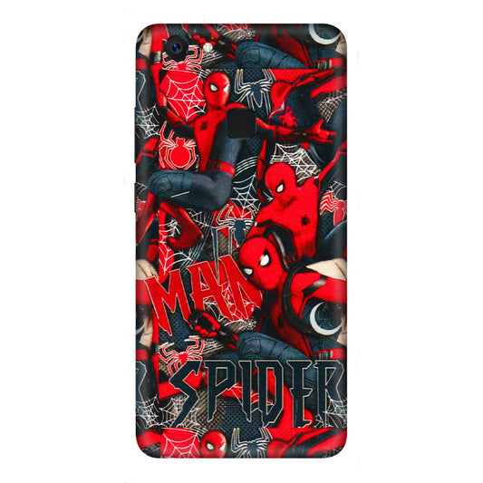 VIVO Z/V/X/T/U/S Series Phone Skins (All Models) - SpiderMan Cool - 3D Embossed Finish (L-188) Vivo Z10