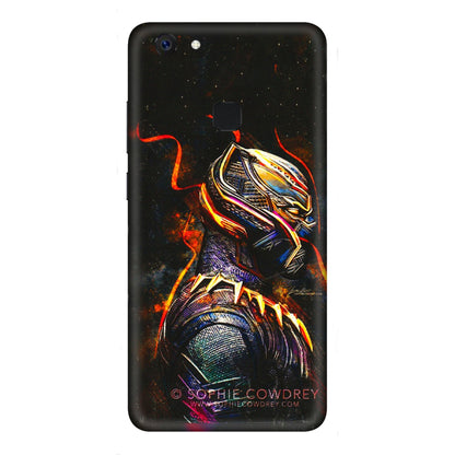 VIVO Z/V/X/T/U/S Series Phone Skins (All Models) - Black Panther - 3D Embossed Finish (L-190) Vivo Z10