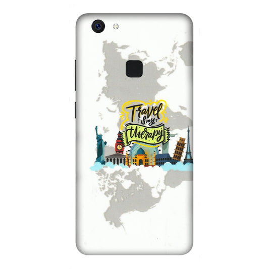 VIVO Z/V/X/T/U/S Series Phone Skins (All Models) - Travel Therapy - 3D Embossed Finish (L-199) Vivo Z10