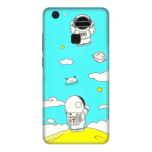 VIVO Z/V/X/T/U/S Series Phone Skins (All Models) - Blue Skies Astro Float - 3D Embossed Finish (L-230) Vivo Z10