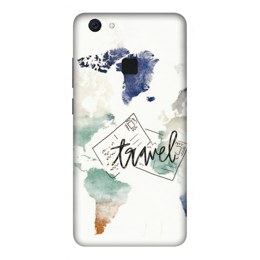 VIVO Z/V/X/T/U/S Series Phone Skins (All Models) - Travel The World - 3D Embossed Finish (L-232) Vivo Z10