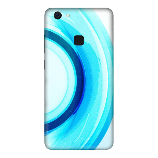 VIVO Z/V/X/T/U/S Series Phone Skins (All Models) - The Blue Curve - 3D Embossed Finish (L-244) Vivo Z10
