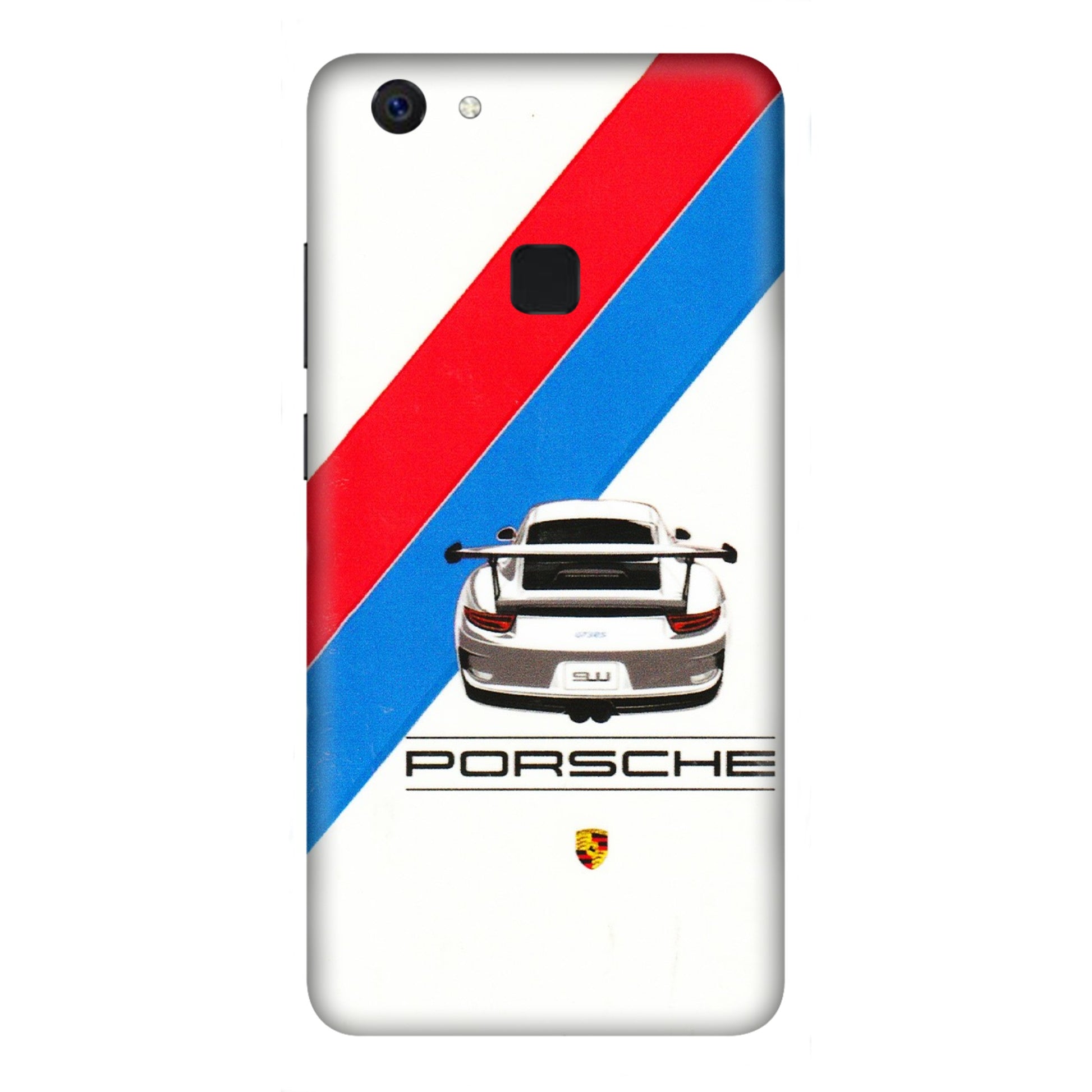 VIVO Z/V/X/T/U/S Series Phone Skins (All Models) - Porche Car Sober Logo - 3D Embossed Finish (L-248) Vivo Z10