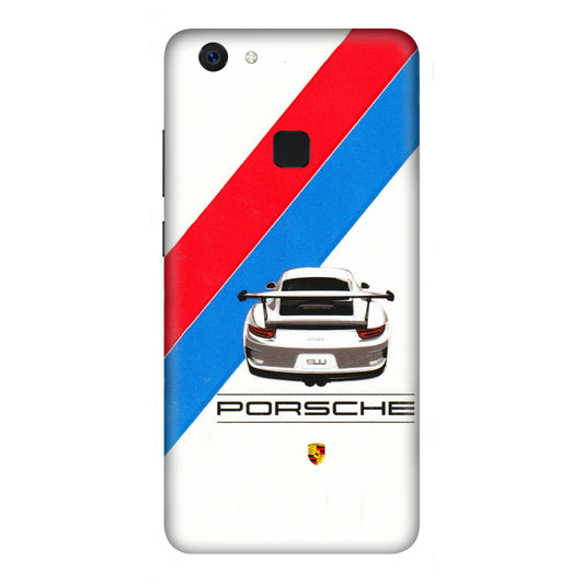 VIVO Z/V/X/T/U/S Series Phone Skins (All Models) - Porche Car Sober Logo - 3D Embossed Finish (L-248) Vivo Z10