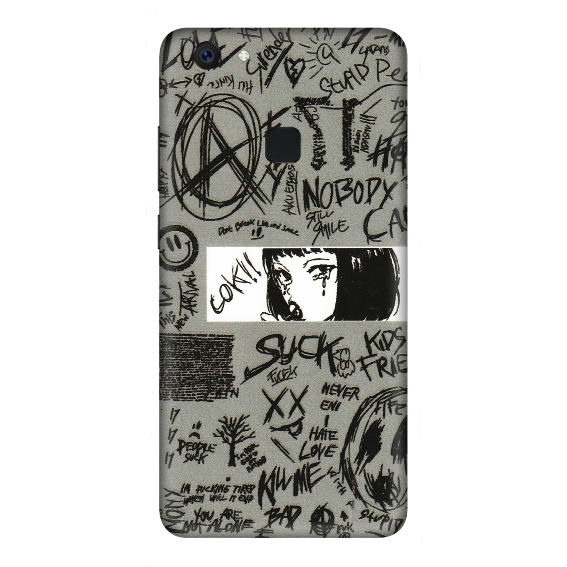 VIVO Z/V/X/T/U/S Series Phone Skins (All Models) - Never Have Love Anime - 3D Embossed Finish (L-260) Vivo Z10