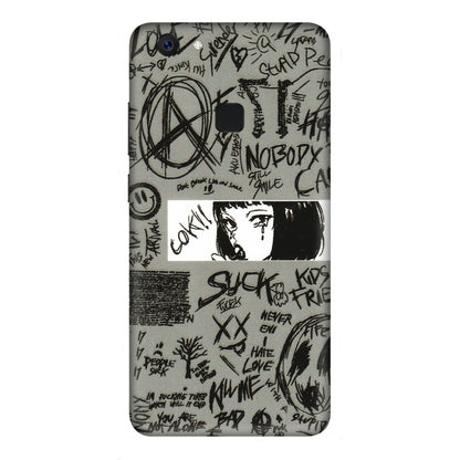 VIVO Z/V/X/T/U/S Series Phone Skins (All Models) - Never Have Love Anime - 3D Embossed Finish (L-260) Vivo Z10