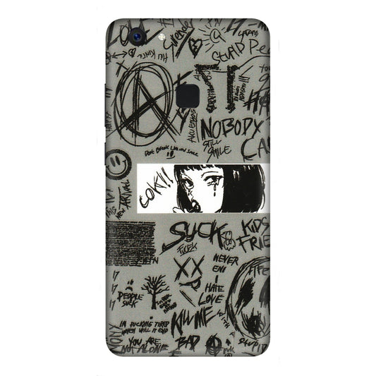 VIVO Z/V/X/T/U/S Series Phone Skins (All Models) - Never Have Love Anime - 3D Embossed Finish (L-260) Vivo Z10