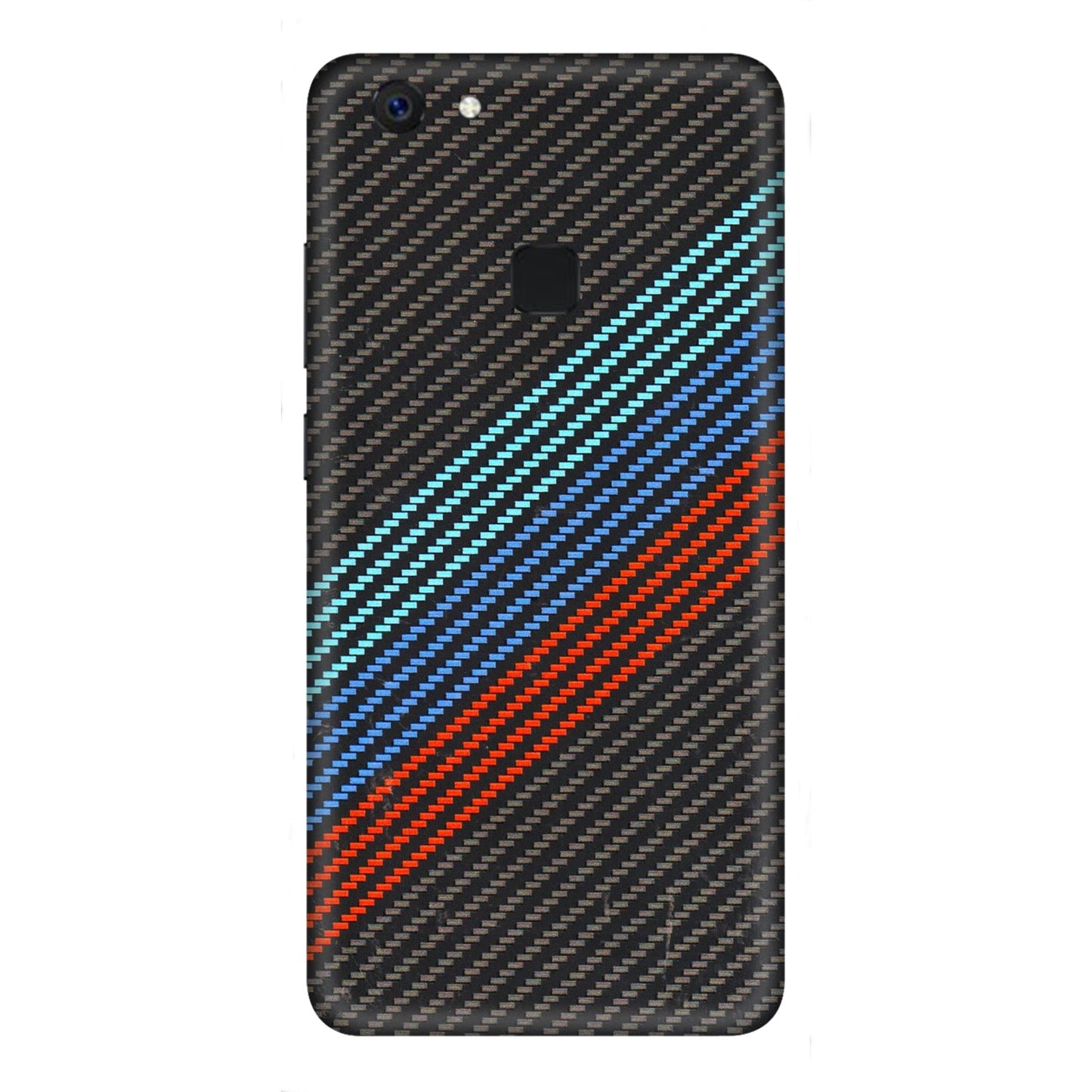 VIVO Z/V/X/T/U/S Series Phone Skins (All Models) - Carbon BM - 3D Embossed Finish (L-302) Vivo Z10