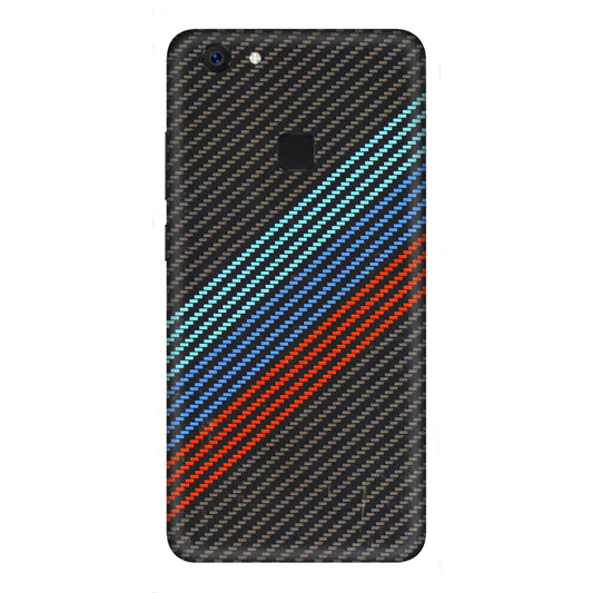 VIVO Z/V/X/T/U/S Series Phone Skins (All Models) - Carbon BM - 3D Embossed Finish (L-302) Vivo Z10
