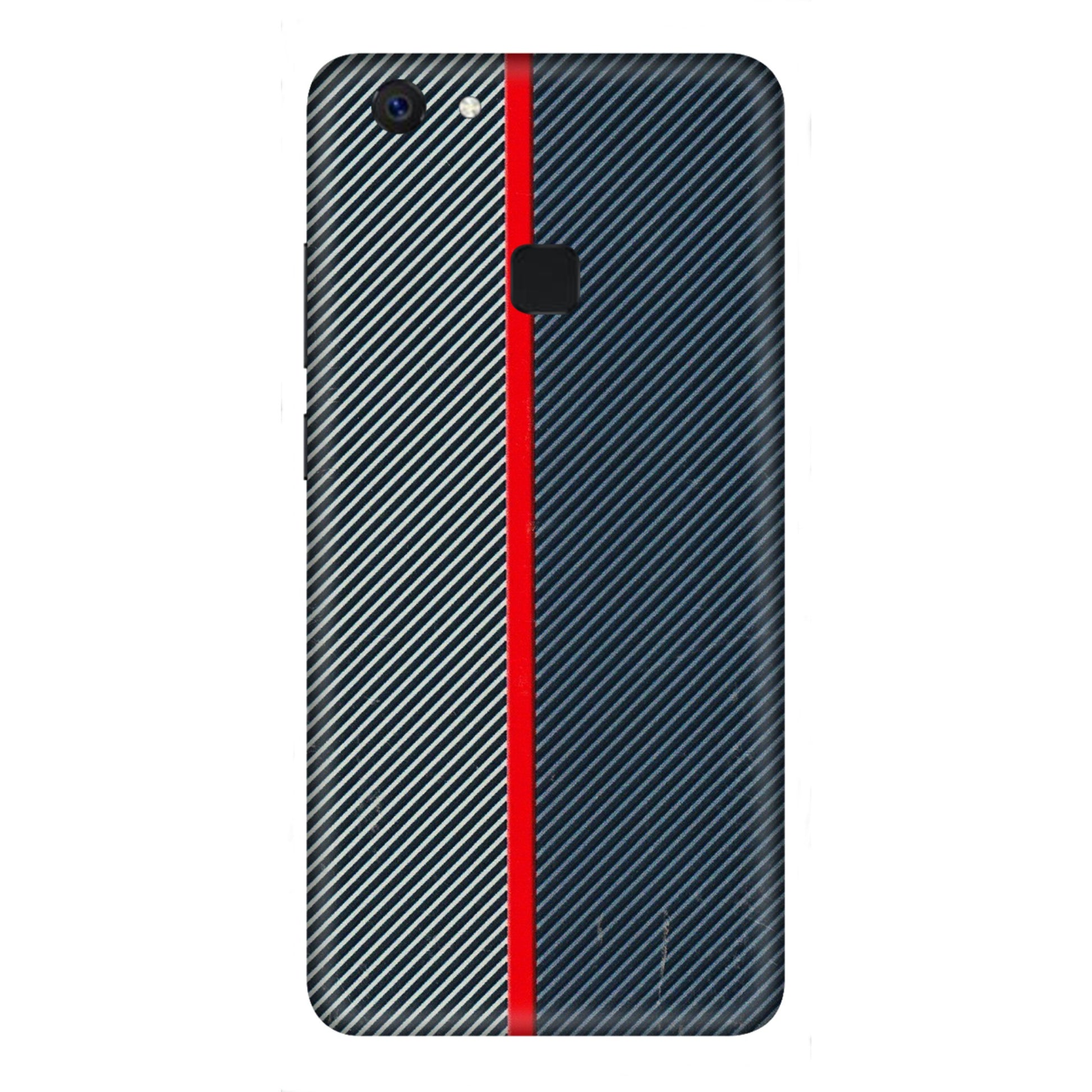 VIVO Z/V/X/T/U/S Series Phone Skins (All Models) - Blue Sober Lines - 3D Embossed Finish (L-305) Vivo Z10