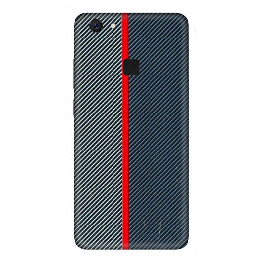 VIVO Z/V/X/T/U/S Series Phone Skins (All Models) - Blue Sober Lines - 3D Embossed Finish (L-305) Vivo Z10