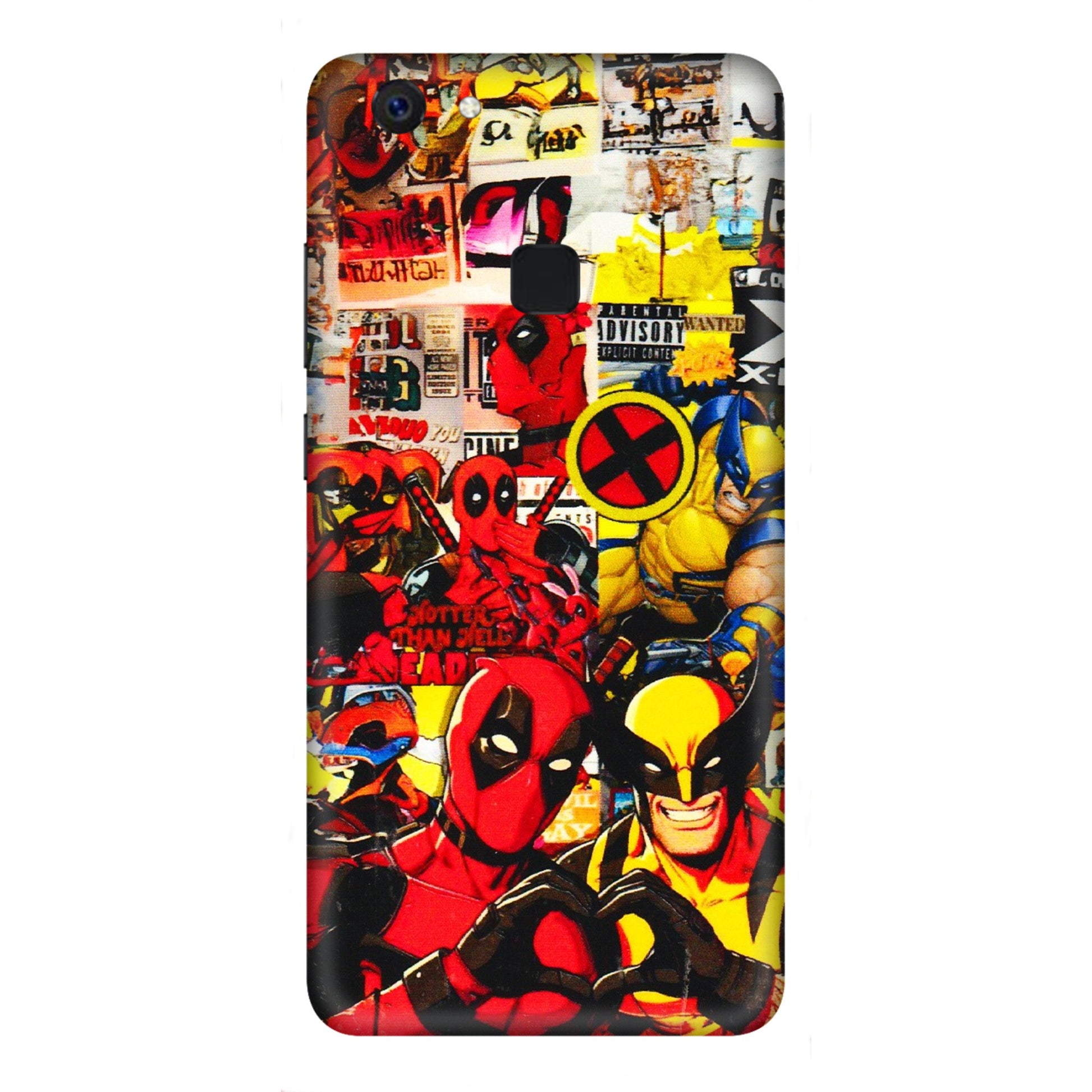 VIVO Z/V/X/T/U/S Series Phone Skins (All Models) - Spidy Wolverine - 3D Embossed Finish (L-310) Vivo Z10
