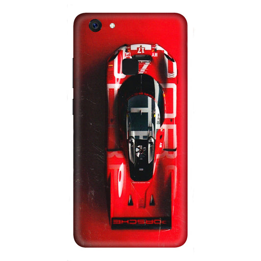 VIVO Z/V/X/T/U/S Series Phone Skins (All Models) - Red Porsche Car Logo - 3D Embossed Finish (L-315) Vivo Z10
