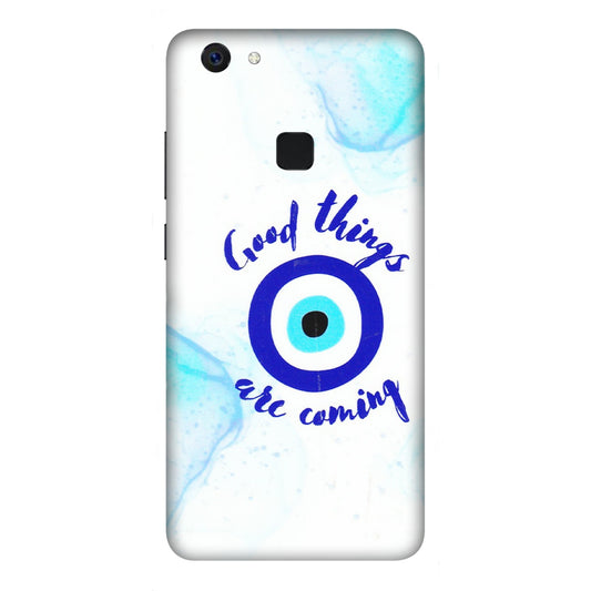 VIVO Z/V/X/T/U/S Series Phone Skins (All Models) - Evil Eye Good Things Are Coming - 3D Embossed Finish (L-322) Vivo Z10