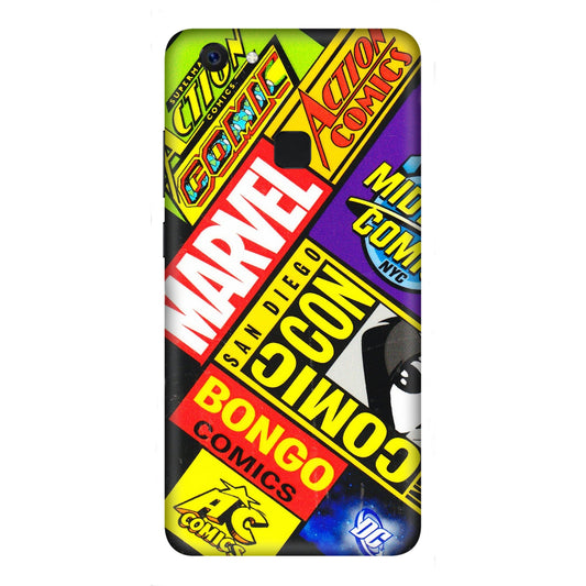 VIVO Z/V/X/T/U/S Series Phone Skins (All Models) - Bongo Comic Con - 3D Embossed Finish (L-325) Vivo Z10