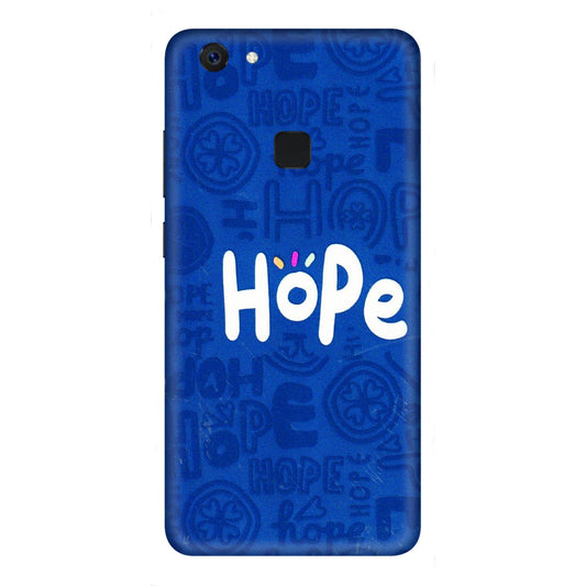 VIVO Z/V/X/T/U/S Series Phone Skins (All Models) - Hope Doodles Blue - 3D Embossed Finish (L-43) Vivo Z10
