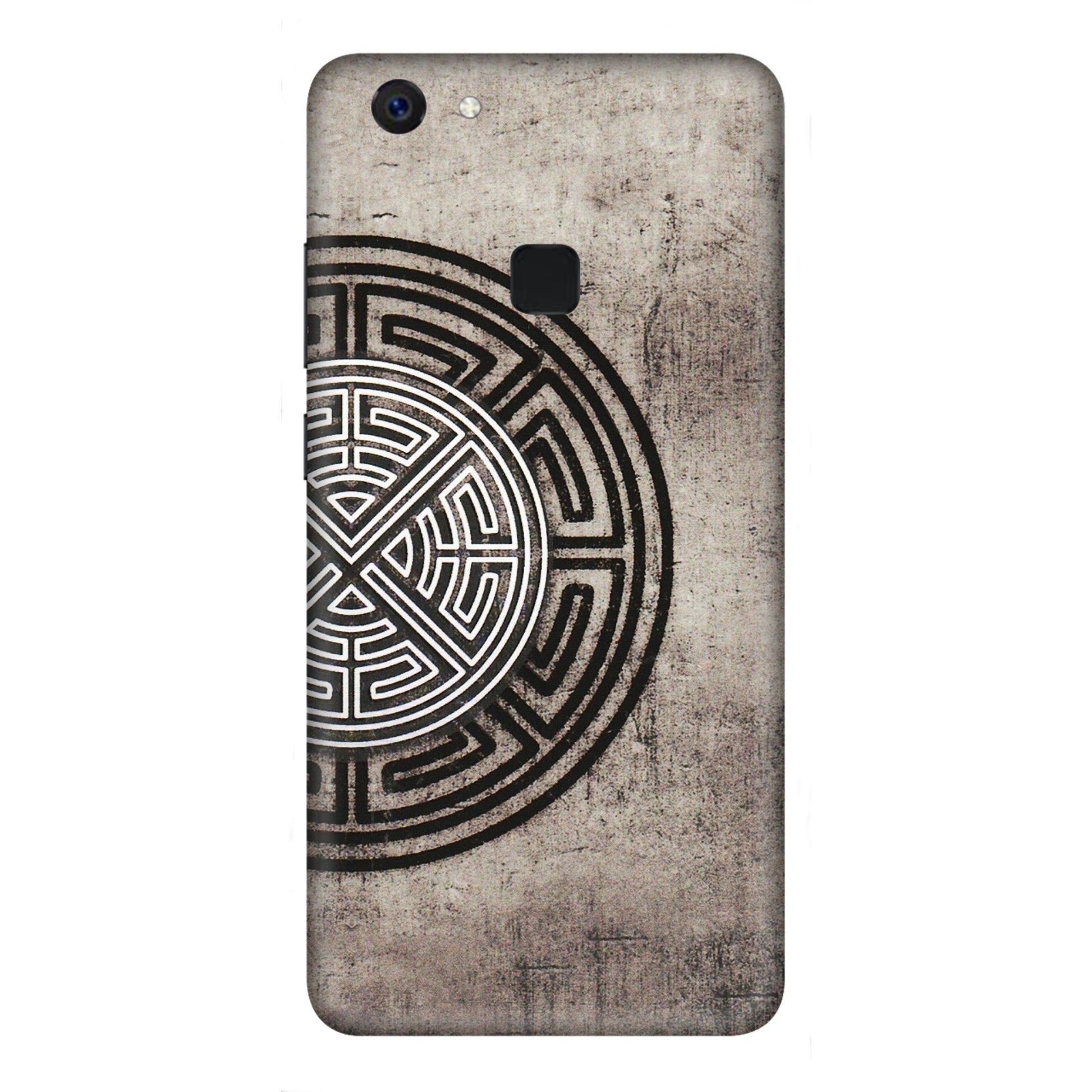 VIVO Z/V/X/T/U/S Series Phone Skins (All Models) - Mysterious Circular Design - 3D Embossed Finish (L-63) Vivo Z10