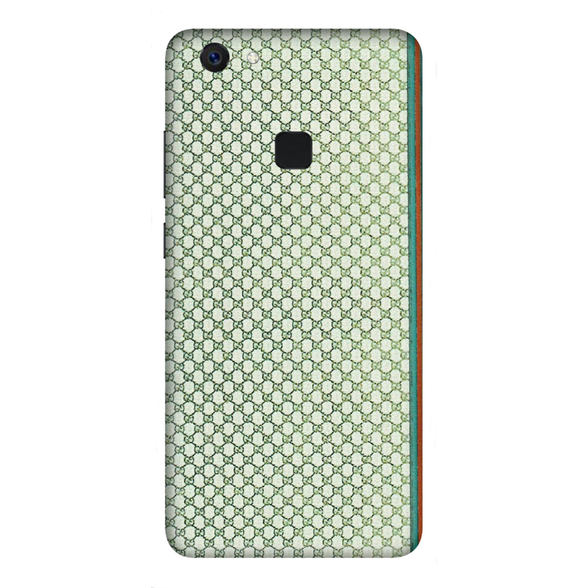 VIVO Z/V/X/T/U/S Series Phone Skins (All Models) - Gucci Fabric Pattern - 3D Embossed Finish (L-73) Vivo Z10