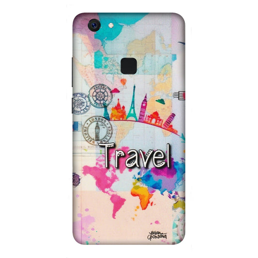 VIVO Z/V/X/T/U/S Series Phone Skins (All Models) - Travel The Wonders - Matte Finish (M-108) Vivo Z10