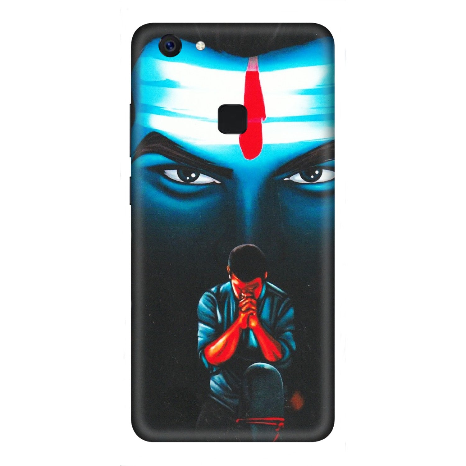 VIVO Z/V/X/T/U/S Series Phone Skins (All Models) - Mahakal Bhakt - Matte Finish (M-112) Vivo Z10