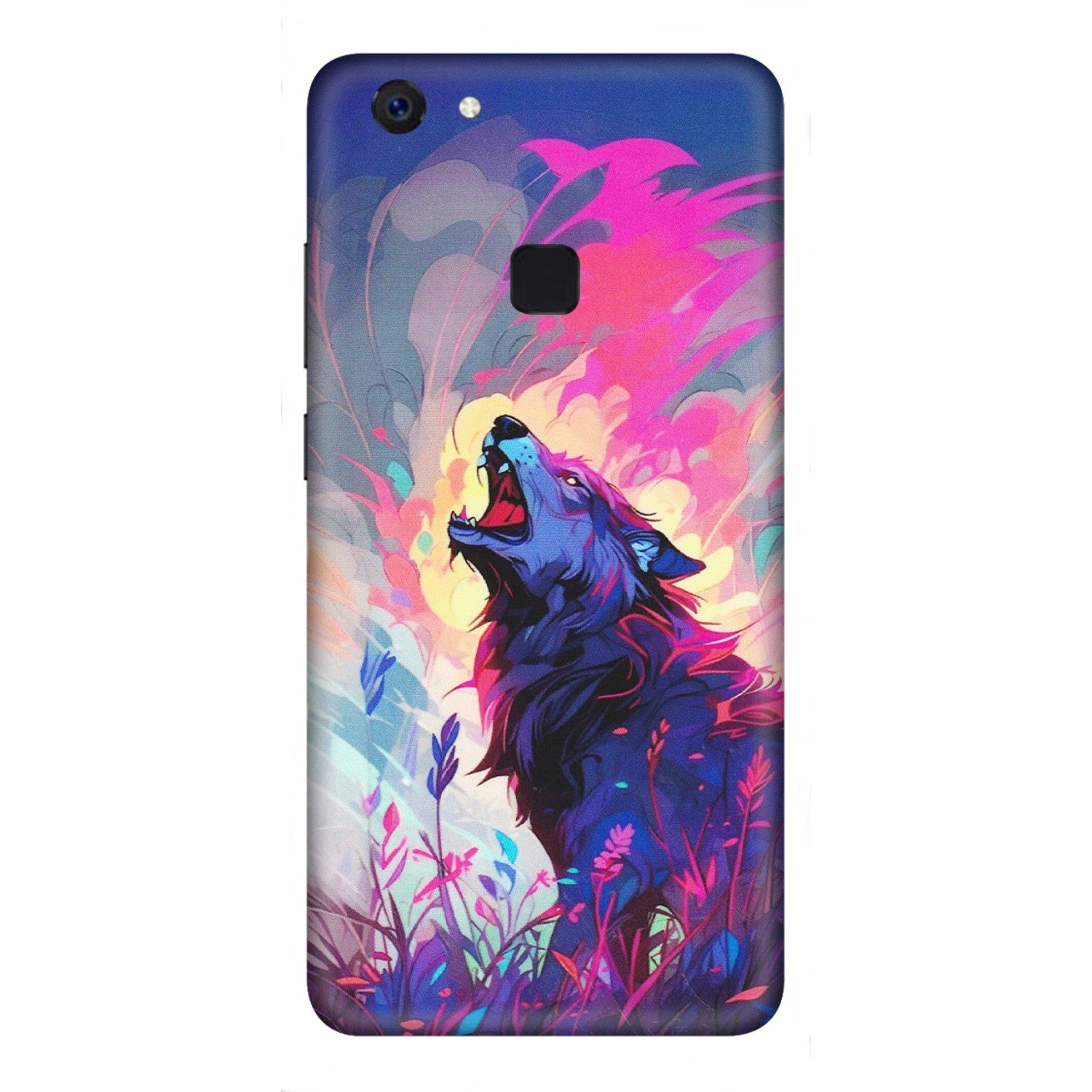 VIVO Z/V/X/T/U/S Series Phone Skins (All Models) - New Wild Wolf Abstract - Matte Finish (M-125) Vivo Z10