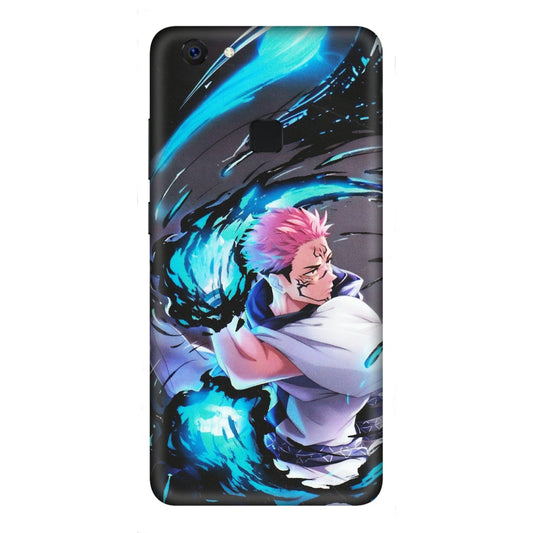 VIVO Z/V/X/T/U/S Series Phone Skins (All Models) - New Jujutsu Kaisen Grey Blue Anime - Matte Finish (M-127) Vivo Z10