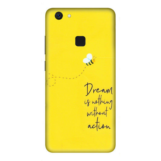VIVO Z/V/X/T/U/S Series Phone Skins (All Models) - Dream Is Nothing Without Action - Matte Finish (M-138) Vivo Z10