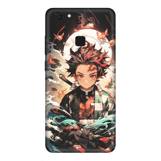 VIVO Z/V/X/T/U/S Series Phone Skins (All Models) - Tanjiro Demon Slayer Anime - Matte Finish (M-158) Vivo Z10