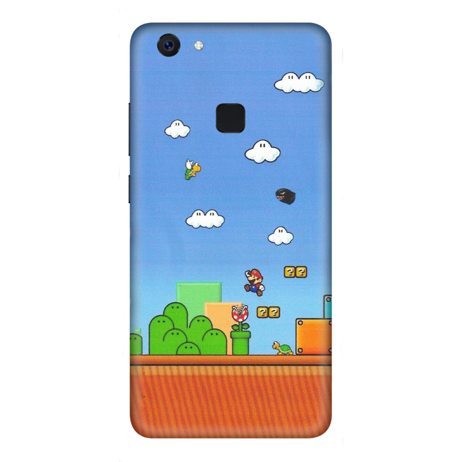 VIVO Z/V/X/T/U/S Series Phone Skins (All Models) - Mario Game Scene - Matte Finish (M-24) Vivo Z10