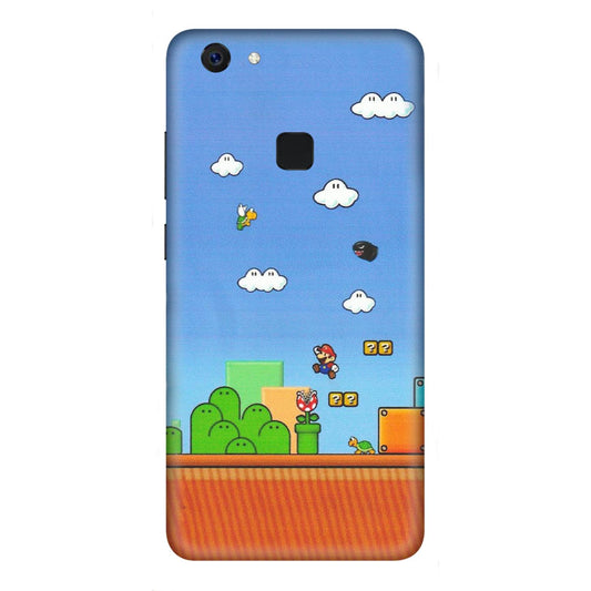 VIVO Z/V/X/T/U/S Series Phone Skins (All Models) - Mario Game Scene - Matte Finish (M-24) Vivo Z10